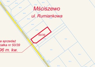 działka na sprzedaż - Murowana Goślina (gw), Mściszewo, Rumiankowa