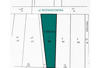 parcel for sale - Poznań, Starołęka, Rozwadowska