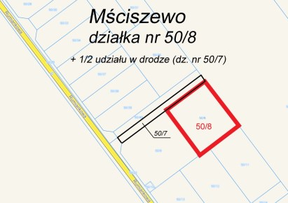 działka na sprzedaż - Murowana Goślina (gw), Mściszewo, Rumiankowa